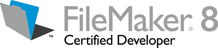 FileMaker 8 Certified Developer Logo